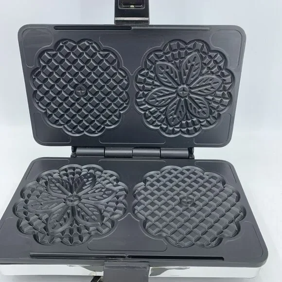 Villaware Prima Pizelle Baker 5000-NS Italian Cookie Maker Tested Works Clean